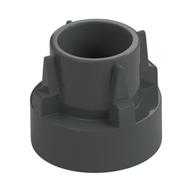 Technic Driving Ring Extension, 4 Ridges Pearl Dark Gray