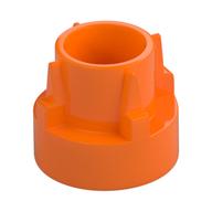 Technic Driving Ring Extension, 4 Ridges Orange