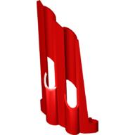 Technic Panel Fairing # 3 Large Long, Large Holes, Side A Red