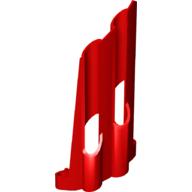 Technic Panel Fairing # 4 Large Long, Large Holes, Side B in Rot