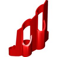 Technic Panel Fairing # 2 Large Short, Large Holes, Side B Red