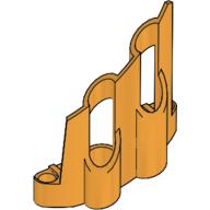 Technic Panel Fairing # 2 Large Short, Large Holes, Side B Medium Orange