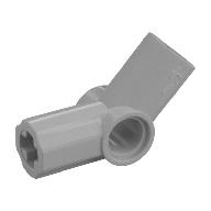 Technic Axle and Pin Connector Angled #4 - 135° Pearl Light Gray