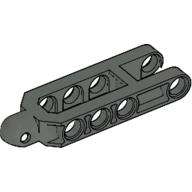 Technic Steering Arm 6.5 × 2 with Towball Socket Rounded, Chamfered Dunkelgrau