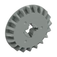 Technic Gear 20 Tooth Bevel Light Gray