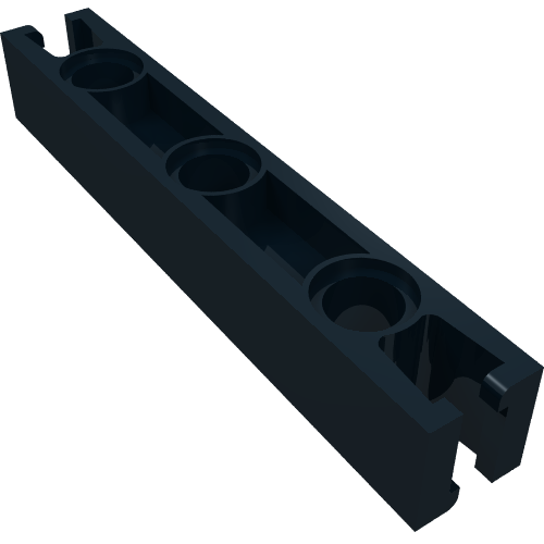 Znap Beam 7, 3 Holes Black