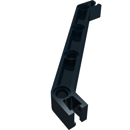 Znap Beam 11, 4 Holes, 2 Bends Schwarz
