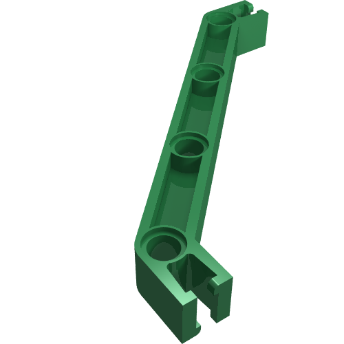 Znap Beam 11, 4 Holes, 2 Bends Grün