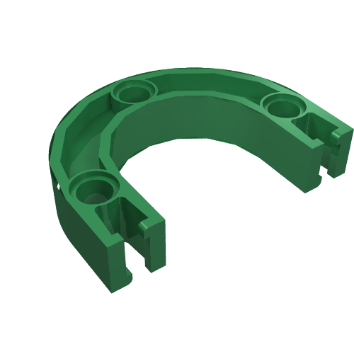 Znap Beam 1/2 Circle Radius 2L Green