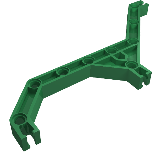 Znap Beam 16, 9 Holes, 5 Bends Green
