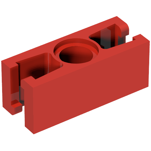 Znap Beam 3, 1 Hole Red