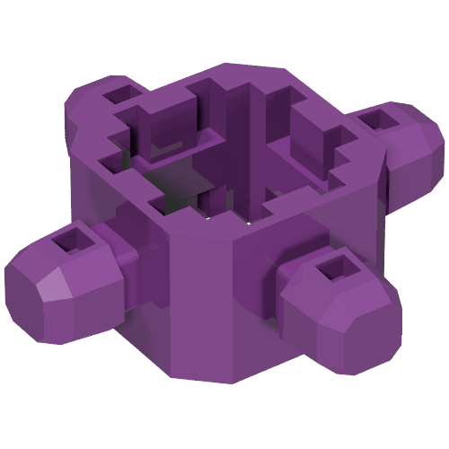 Znap Connector 3 × 3 - 4 way B (Beam)