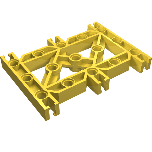 Znap Grid 9 × 7, 15 Holes Yellow