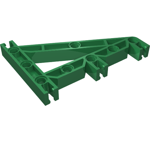 Znap Beam 9, 8 Holes, Triangular Green