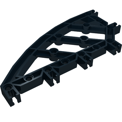 Znap Beam 16, 14 Holes, Curved Black