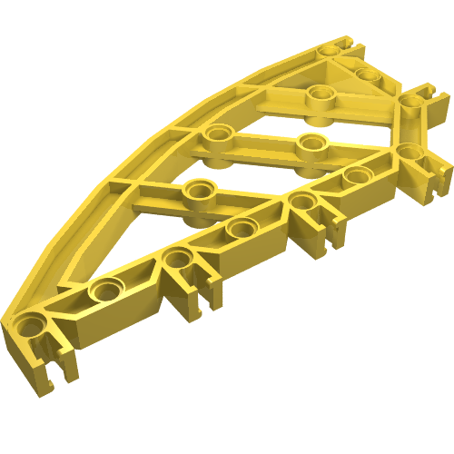 Znap Beam 16, 14 Holes, Curved Yellow