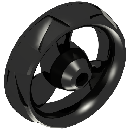 Wheel 68mm Znap Propeller (9 × 2) Schwarz