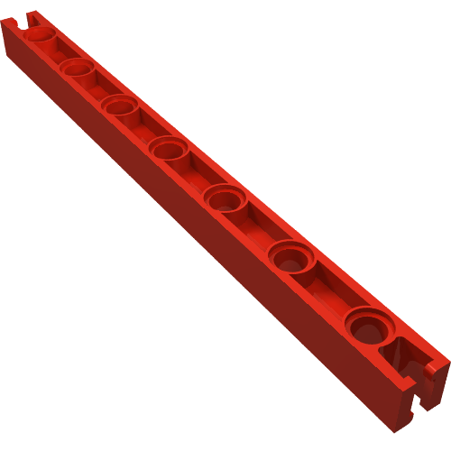 Znap Beam 15, 7 Holes Red