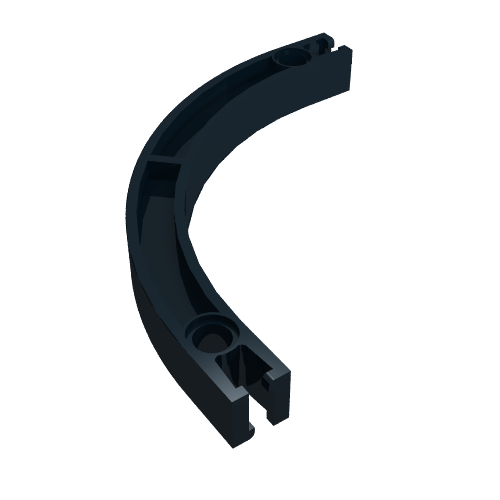 Znap Beam 1/4 Circle Radius 8L Schwarz