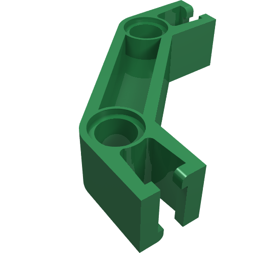 Znap Beam 4, 2 Holes, 2 Bends Green