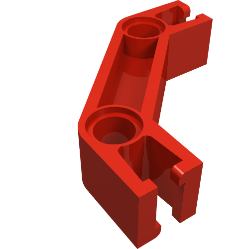 Znap Beam 4, 2 Holes, 2 Bends Red