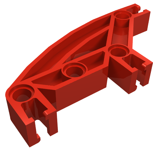 Znap Beam 8, 4 Holes, 3 Bends, Curved Rot