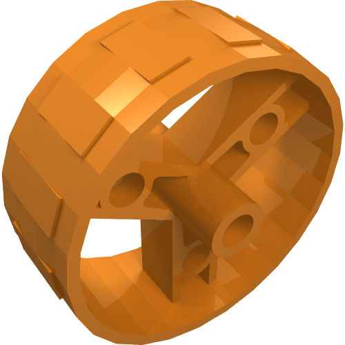 Wheel 41mm Znap Thin Tread Orange