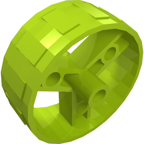Wheel 41mm Znap Thin Tread Lime