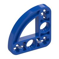 Technic Beam 3 × 3 L-Shape with Quarter Ellipse Thin Blue