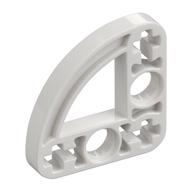 Technic Beam 3 × 3 L-Shape with Quarter Ellipse Thin Weiß