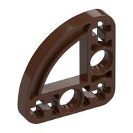 Technic Beam 3 × 3 L-Shape with Quarter Ellipse Thin Braun