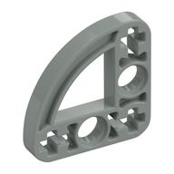 Technic Beam 3 × 3 L-Shape with Quarter Ellipse Thin Hellgrau