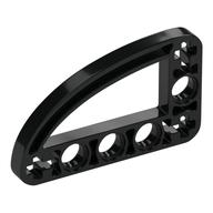 Technic Beam 3 × 5 L-Shape with Quarter Ellipse Thin Schwarz