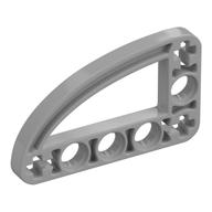 Technic Beam 3 × 5 L-Shape with Quarter Ellipse Thin Perlhellgrau