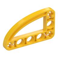 Technic Beam 3 × 5 L-Shape with Quarter Ellipse Thin Gelb