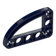 Technic Beam 3 × 5 L-Shape with Quarter Ellipse Thin Dunkelblau