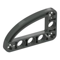 Technic Beam 3 × 5 L-Shape with Quarter Ellipse Thin Dunkelgrau