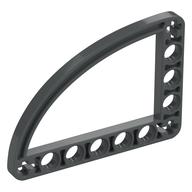 Technic Beam 5 × 7 L-Shape with Quarter Ellipse Thin Dunkelblaugrau