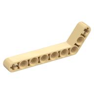 Technic Beam 1 × 9 Bent (7 - 3) Thick Tan