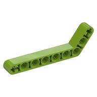 Technic Beam 1 × 9 Bent (7 - 3) Thick Limette