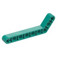 Technic Beam 1 × 9 Bent (7 - 3) Thick Dunkeltürkis