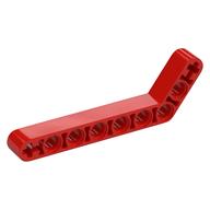 Technic Beam 1 × 9 Bent (7 - 3) Thick Red