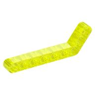 Technic Beam 1 × 9 Bent (7 - 3) Thick Trans-Neon Green