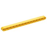 Technic Beam 1 × 15 Thick Yellow