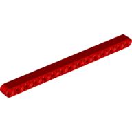 Technic Lochbalken 1 × 15 dick Rot