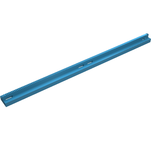 Vehicle Track, Train, Slotted Rail Straight Maersk Blue