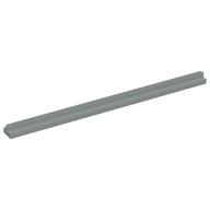 Vehicle Track, Train, Plain Rail Straight (no slots, no notches on end) Hellgrau