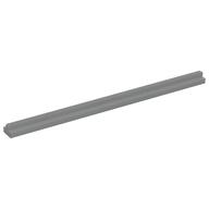 Vehicle Track, Train, Plain Rail Straight (no slots, no notches on end) Hellblaugrau
