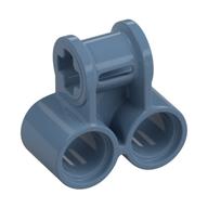 Technic Axle and Pin Connector Perpendicular Double Pearl Sand Blue
