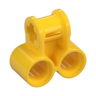 Technic Axle and Pin Connector Perpendicular Double Yellow